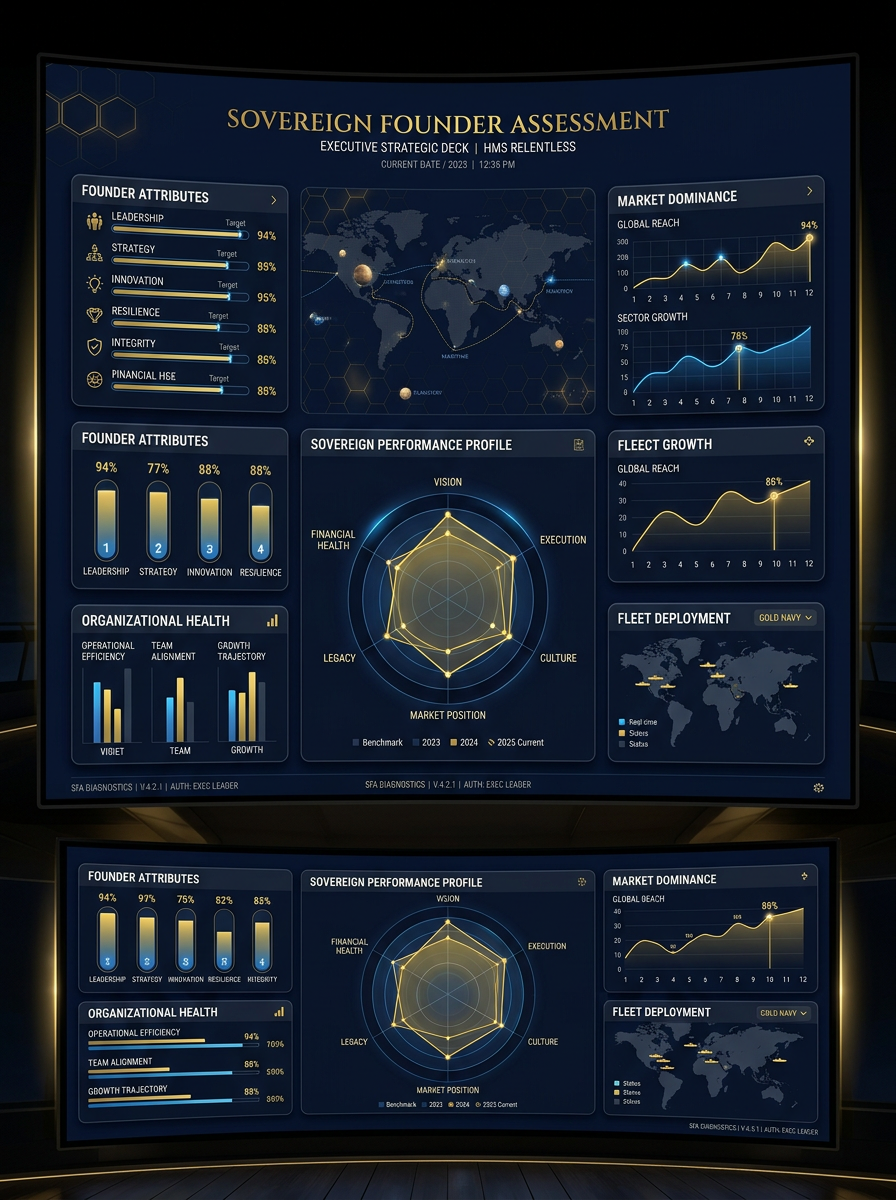 The Meridian Africa Sovereign Founder Diagnostic Command Deck Interface